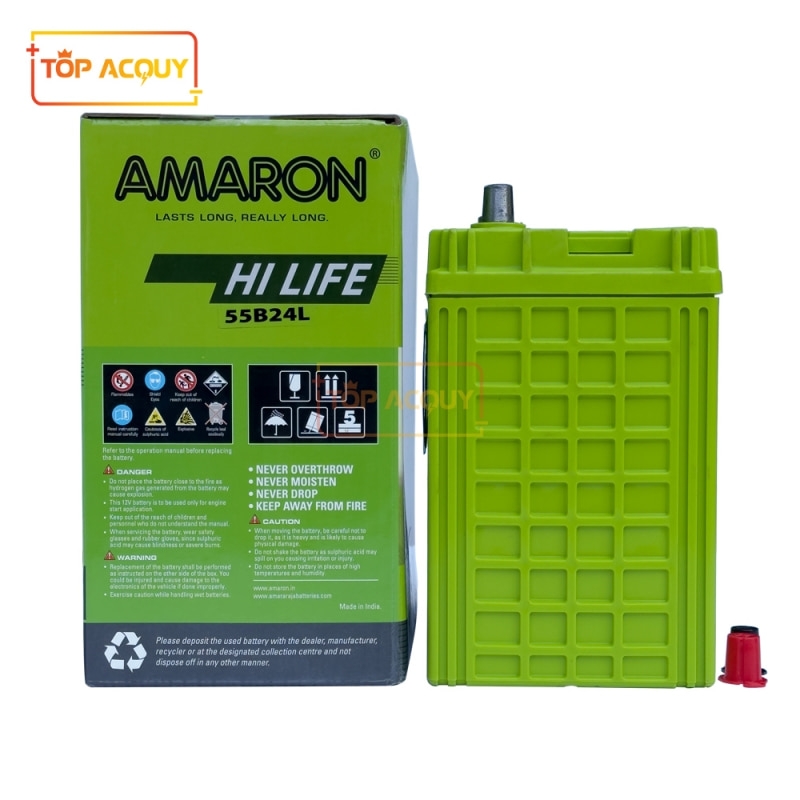 ẮC QUY AMARON 12V - 45AH HI-LIFE 55B24L