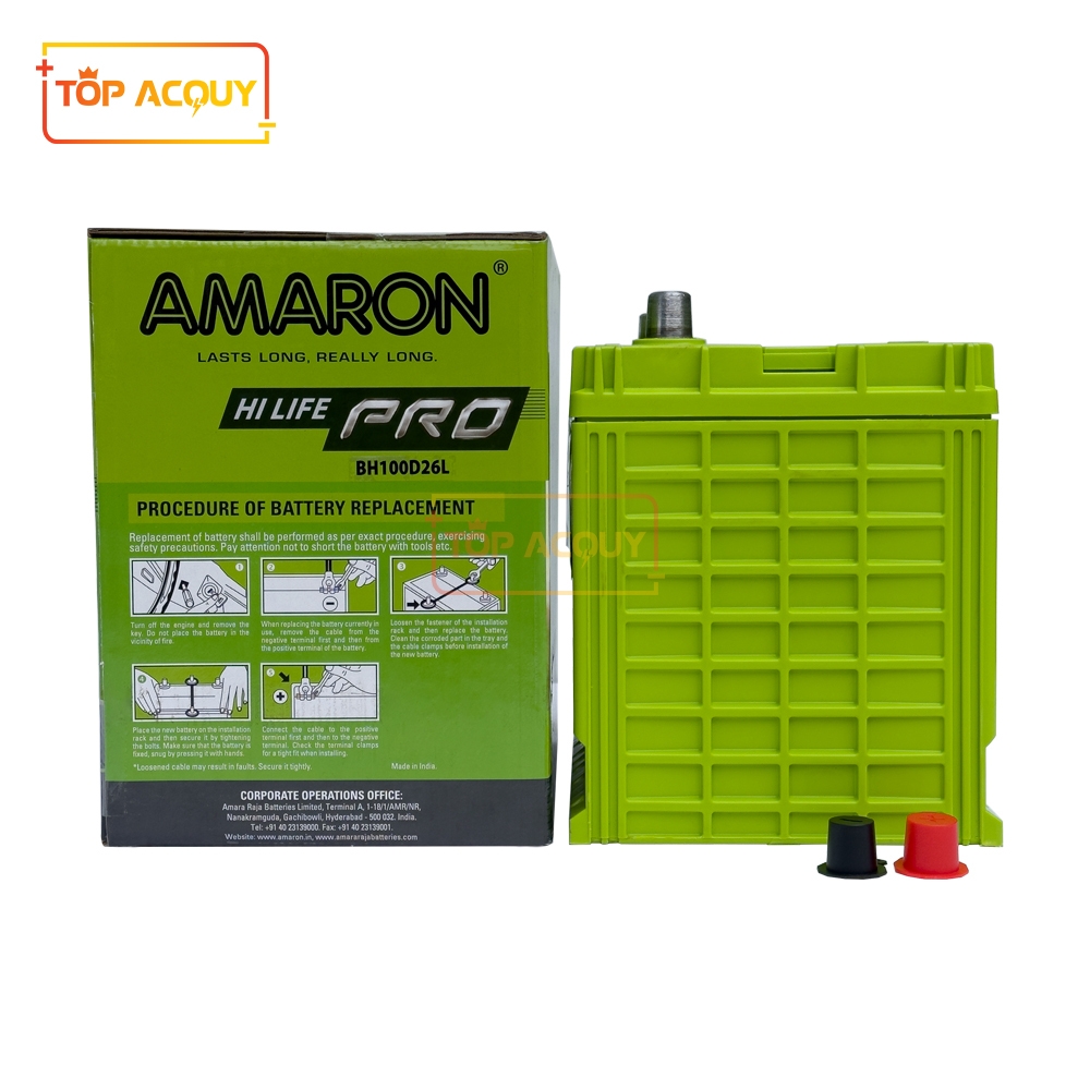 ẮC QUY AMARON 12V - 70AH PRO 100D26L