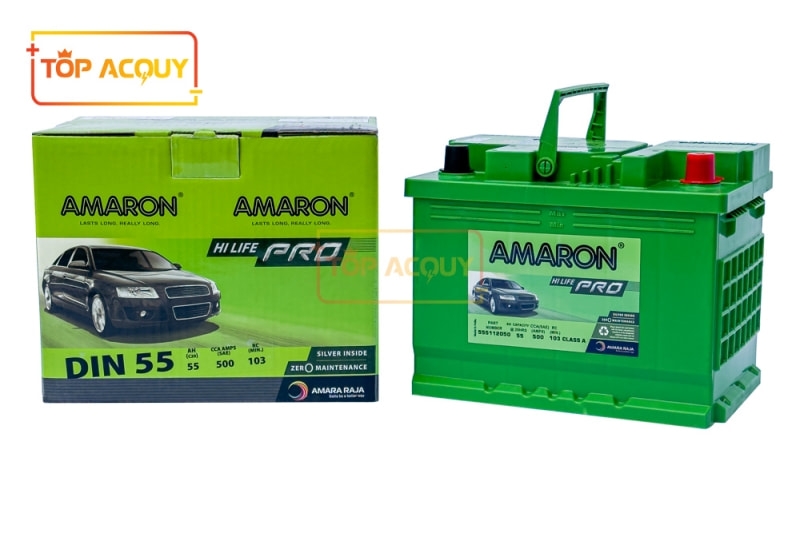 ẮC QUY AMARON 12V - 55AH PRO DIN55(L)