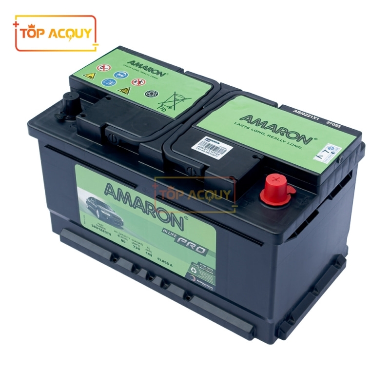 ẮC QUY AMARON 12V - 80AH PRO DIN80(L)