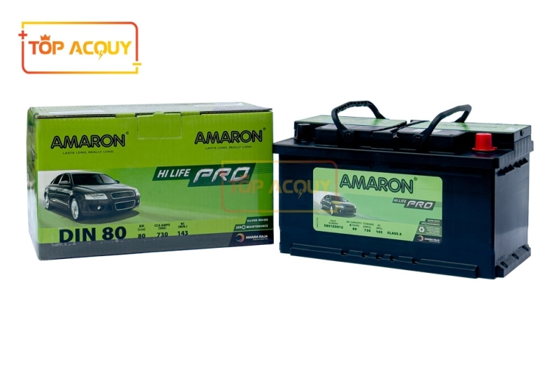 ẮC QUY AMARON 12V - 80AH PRO DIN80(L)