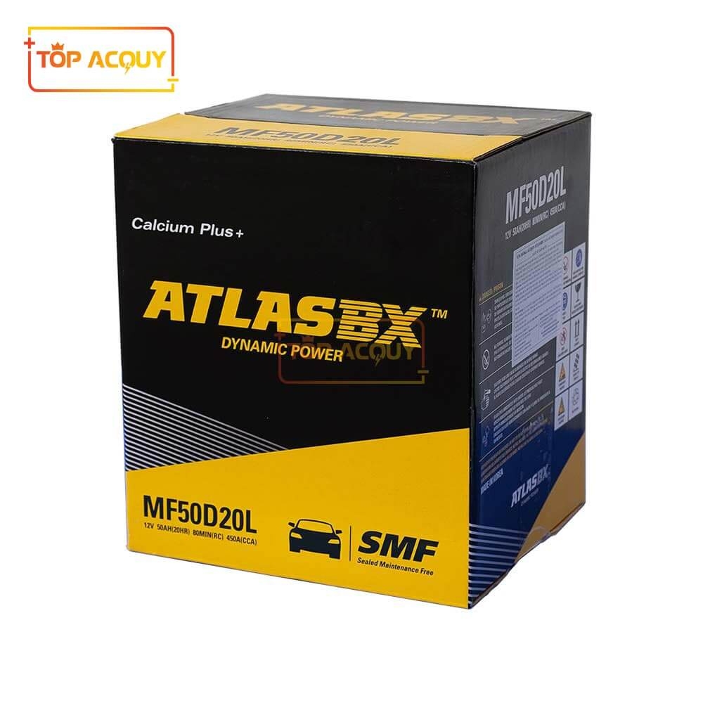 ẮC QUY ATLAS 12V - 50AH MF 50D20L