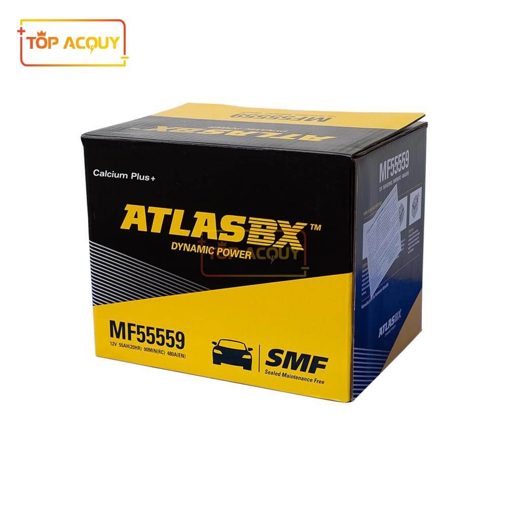 ẮC QUY ATLAS 12V - 55AH MF 55559 (DIN55L)