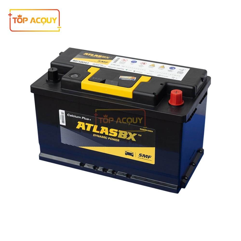 ẮC QUY ATLAS 12V - 80Ah DIN MF58043 (DIN80)
