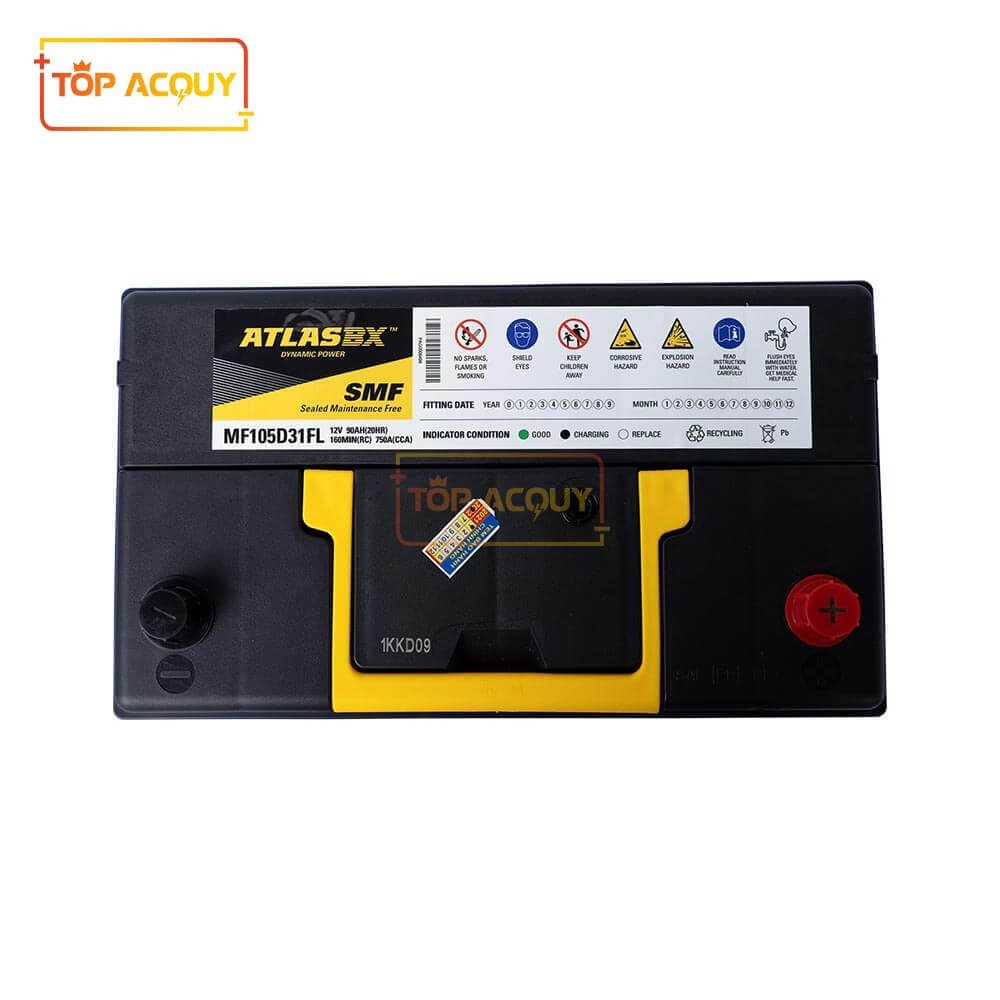 ẮC QUY ATLAS 12V - 90AH MF105D31FL