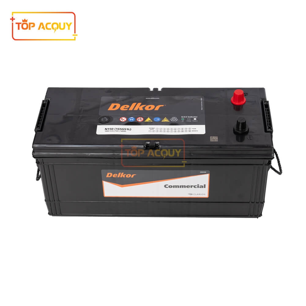 ẮC QUY DELKOR COMMERCIAL 12V - 160AH N150 (165G51L)