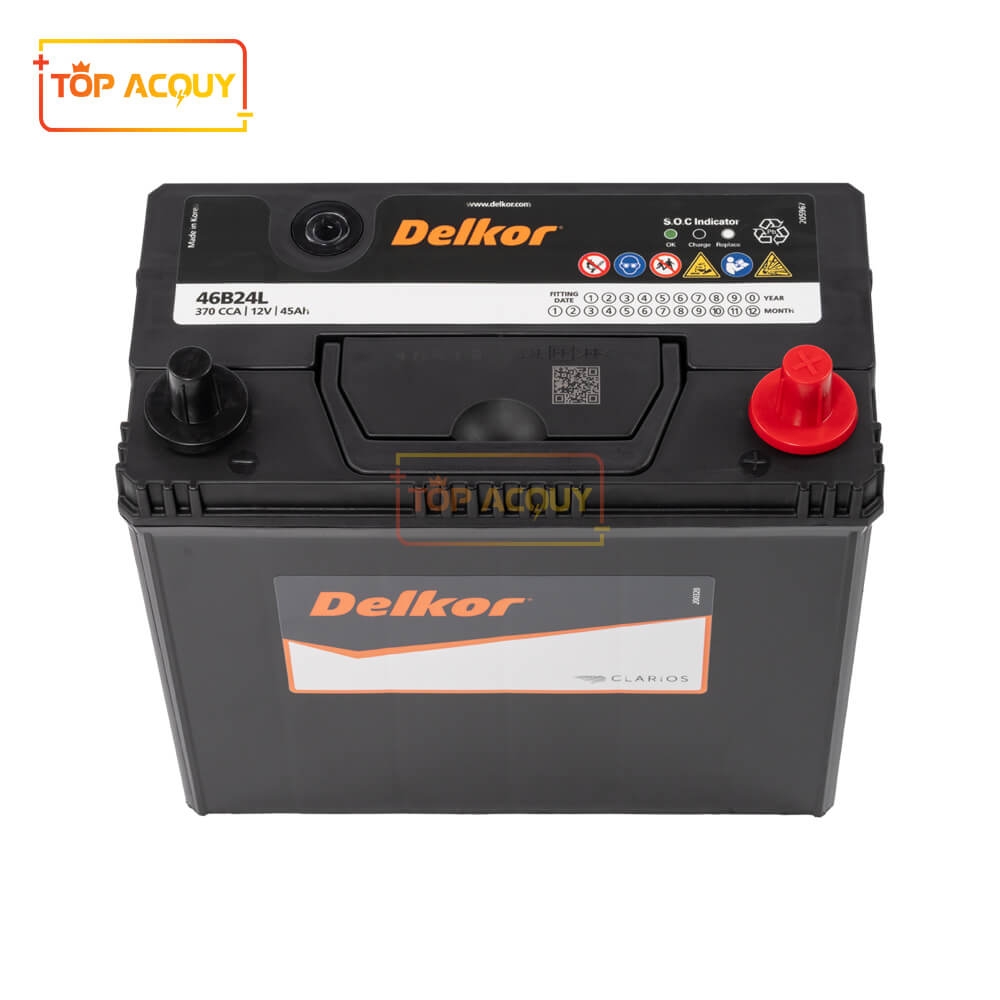 ẮC QUY DELKOR 45AH 12V MF 46B24L
