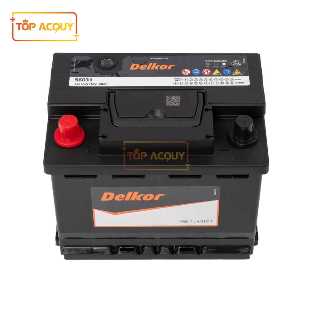 ẮC QUY DELKOR 12V - 60AH MF 56031 DIN60(R)
