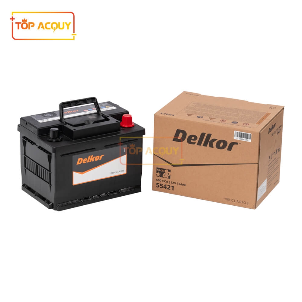 ẮC QUY DELKOR 12V - 54AH MF 55421 DIN54(L)