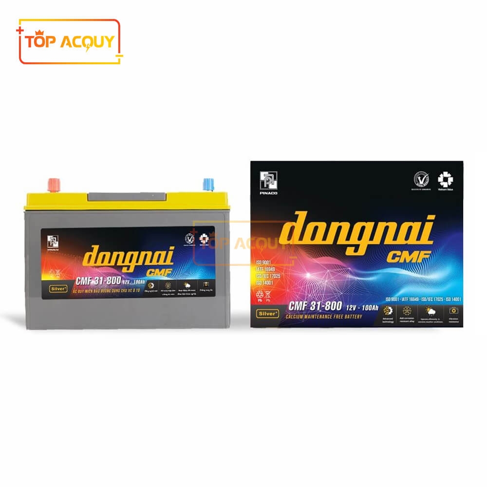ẮC QUY ĐỒNG NAI 12V - 100AH CMF 31800 / 31-800