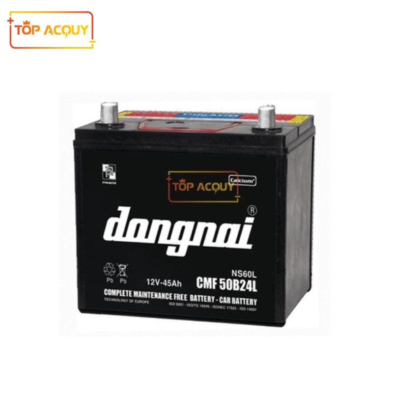 Ắc quy Đồng Nai Cmf 50B24Ls 12V - 45Ah - Uy tín chất lượng
