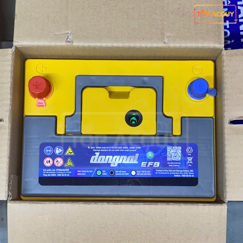 ẮC QUY ĐỒNG NAI 12V - 65AH EFB Q85L (HỖ TRỢ I-STOP/START-STOP)
