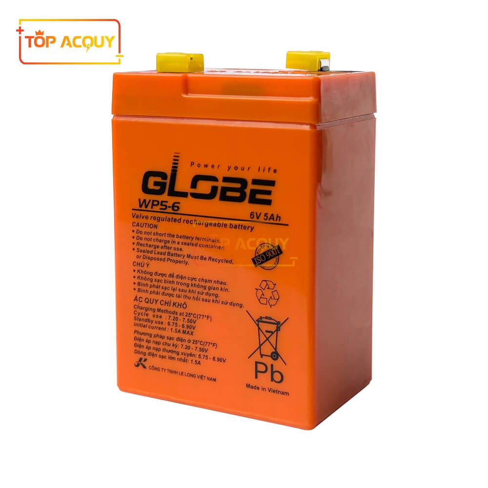 ẮC QUY GLOBE 6V - 5AH (WP5-6)