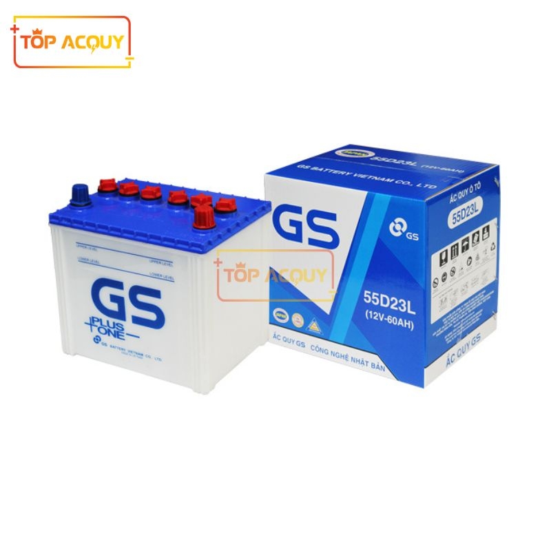 ẮC QUY GS 12V - 60AH 55D23L