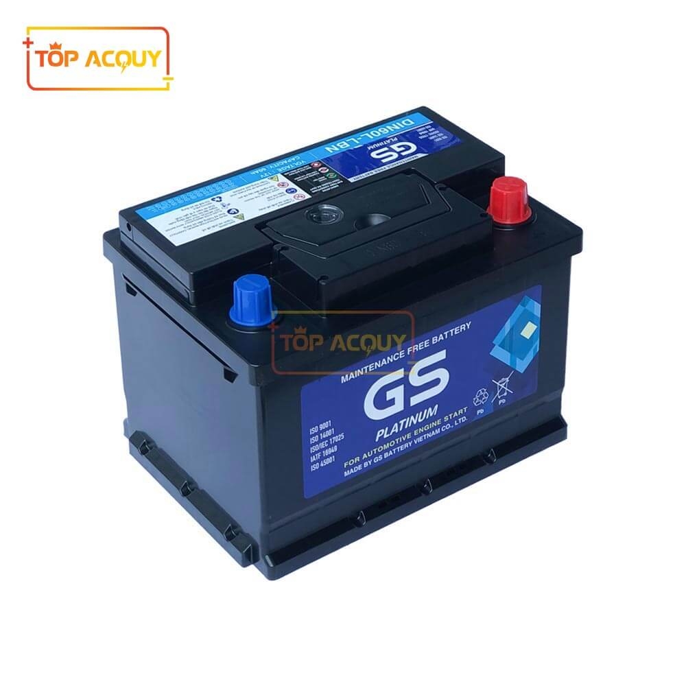 ẮC QUY GS 12V - 60AH MF DIN60 (LBN)