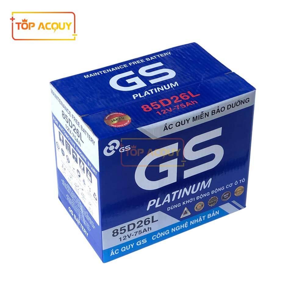 ẮC QUY GS 12V - 75AH MF 85D26L