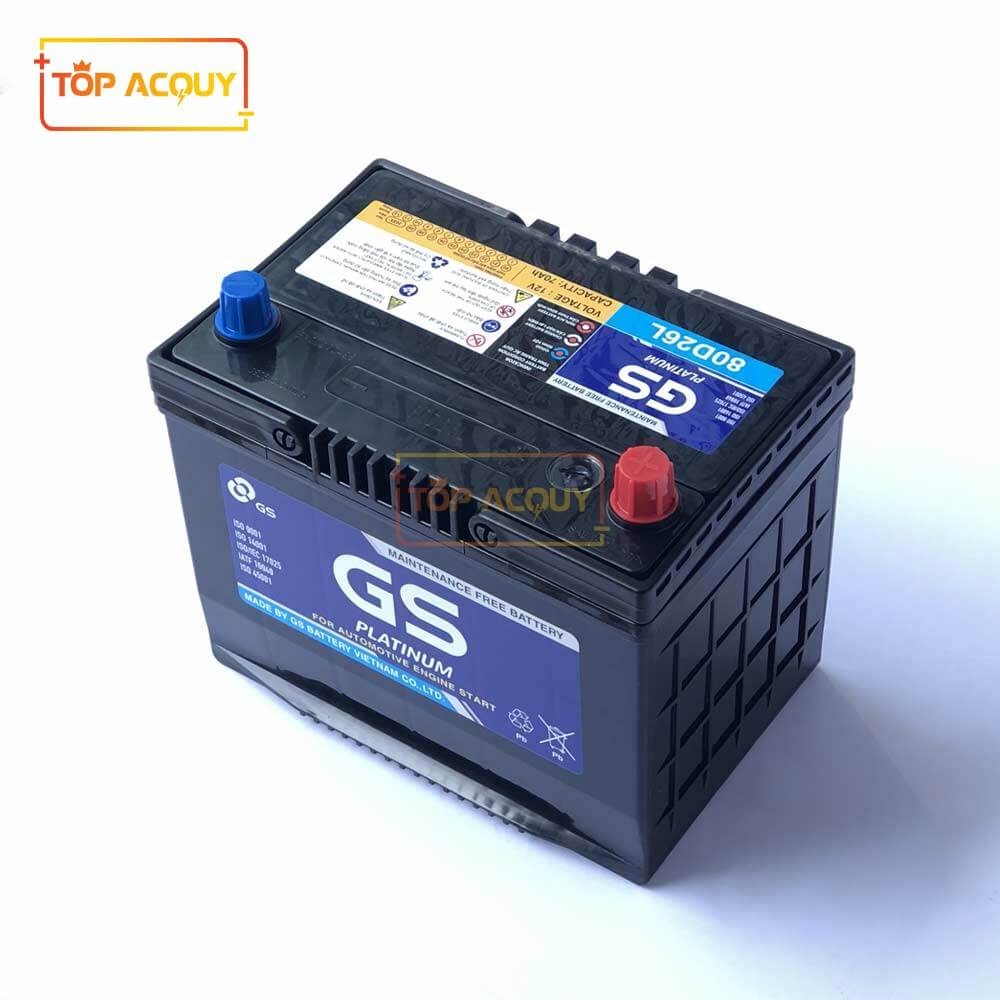 ẮC QUY GS 12V - 70AH MF 80D26L