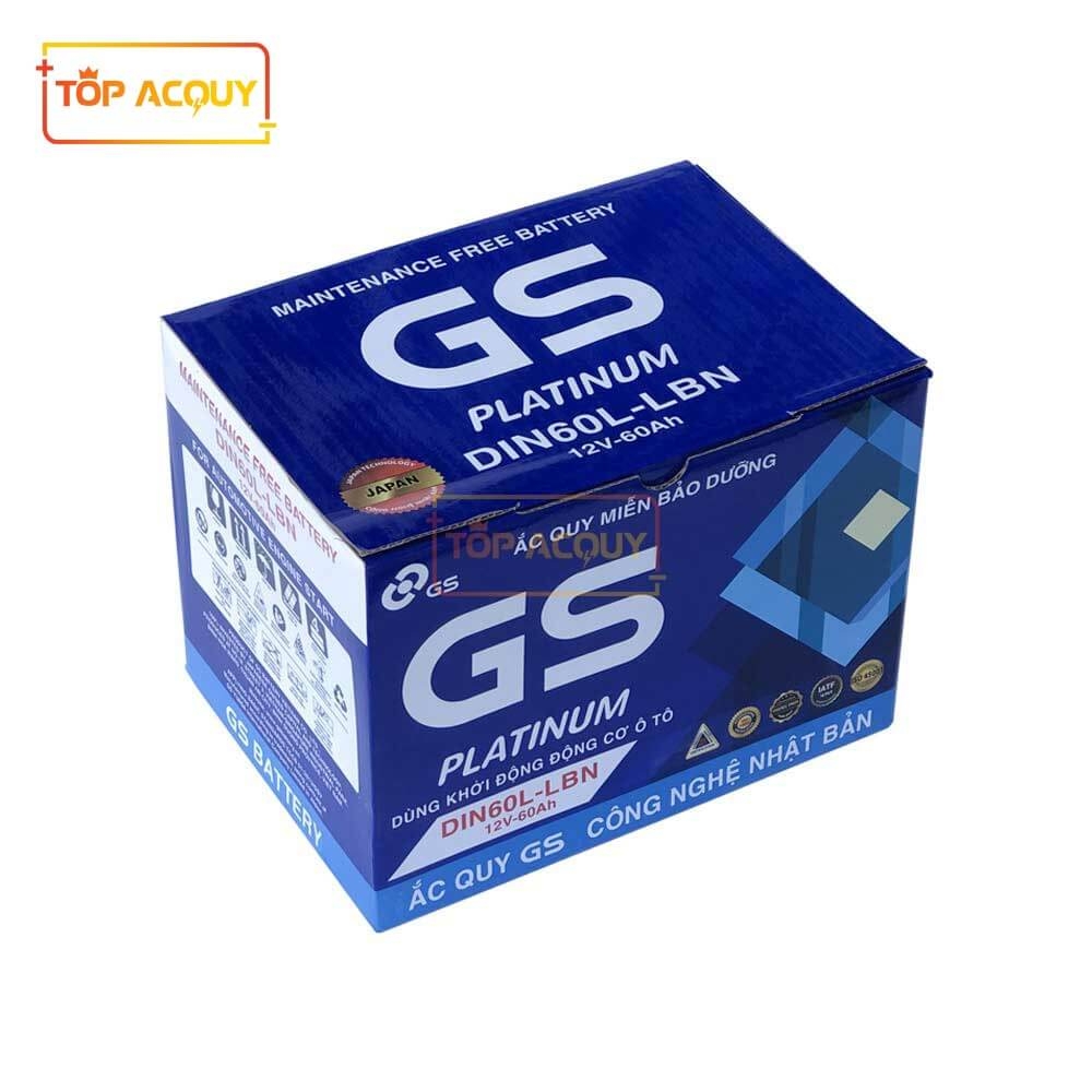 ẮC QUY GS 12V - 60AH MF DIN60 (LBN)