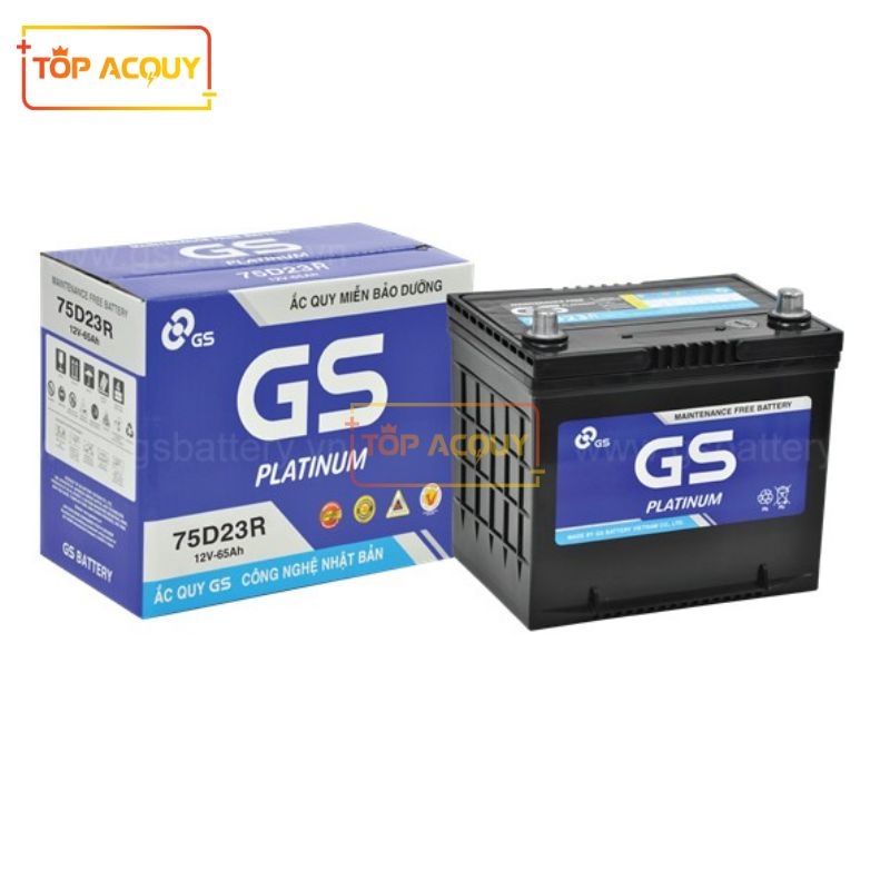 ẮC QUY GS 12V - 65AH MF 75D23R