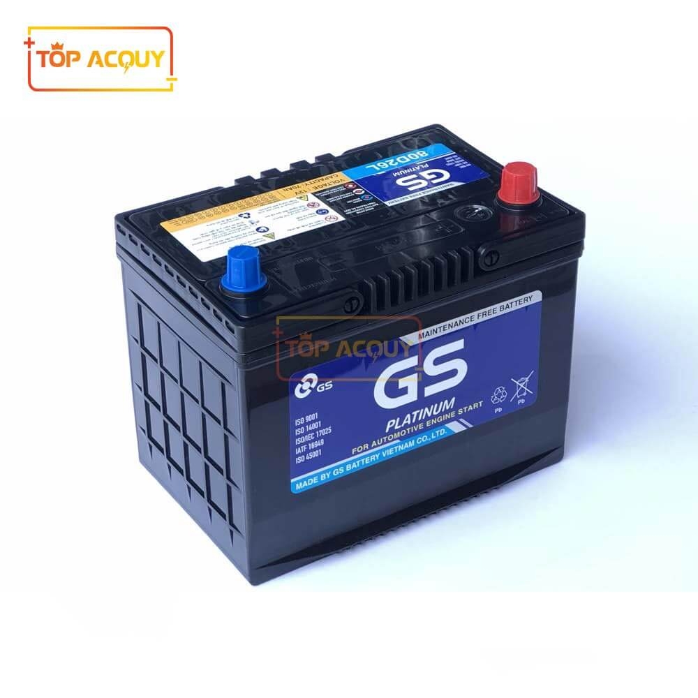 ẮC QUY GS 12V - 70AH MF 80D26L