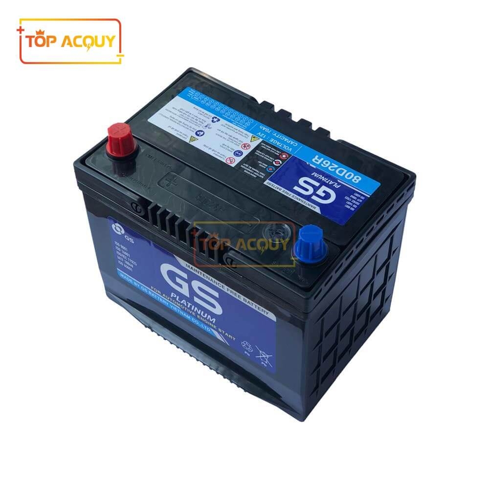ẮC QUY GS 12V - 70AH MF 80D26R