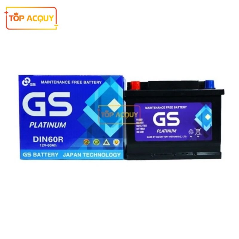ẮC QUY GS 12V - 60AH MF DIN60R