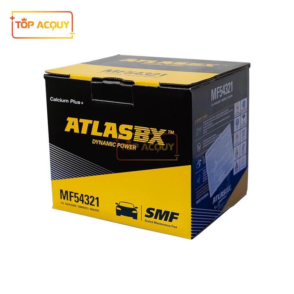 ẮC QUY ATLAS 12V - 45AH DIN MF54321 (DIN45)