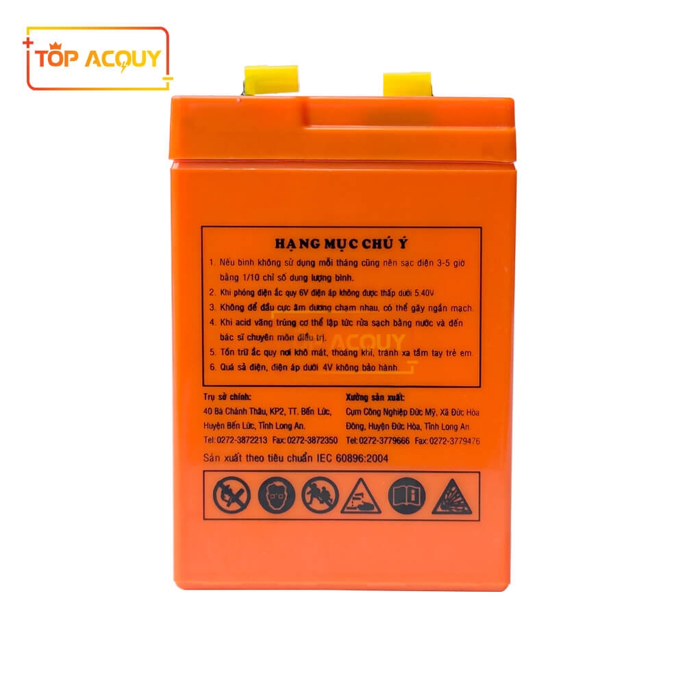 ẮC QUY GLOBE 6V - 5AH (WP5-6)