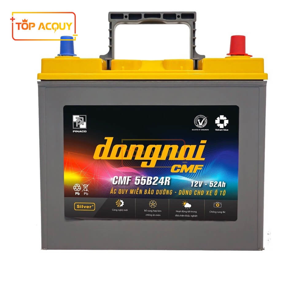 ẮC QUY ĐỒNG NAI 12V - 52AH CMF 55B24R