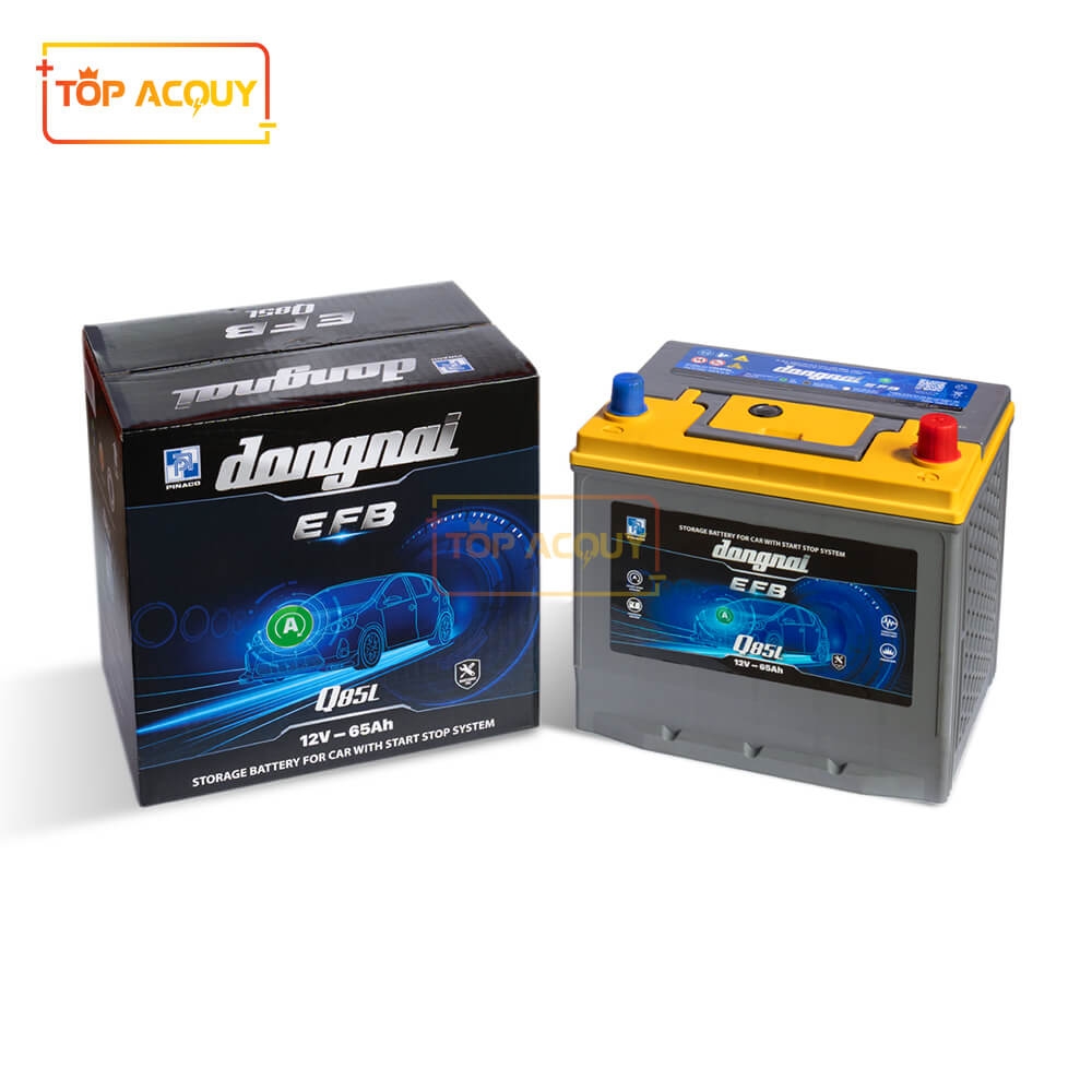 ẮC QUY ĐỒNG NAI 12V - 65AH EFB Q85L (HỖ TRỢ I-STOP/START-STOP)