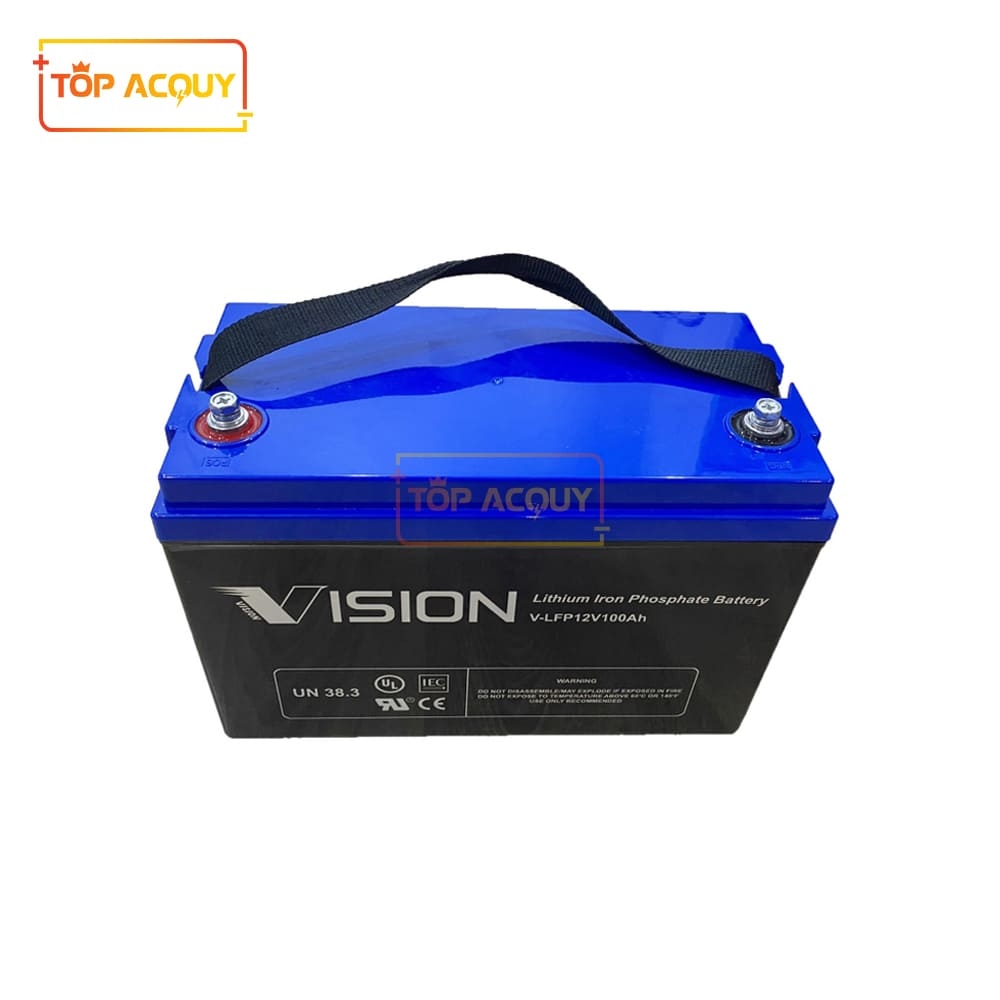 ẮC QUY PIN LITHIUM VISION 12V-100AH IRON PHOSOPHATE V-LFP12100