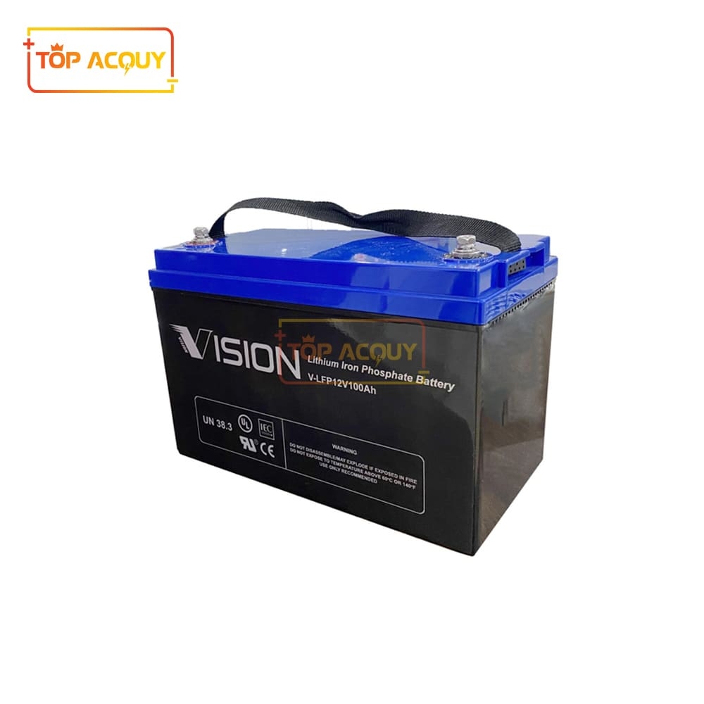 ẮC QUY PIN LITHIUM VISION 12V-100AH IRON PHOSOPHATE V-LFP12100