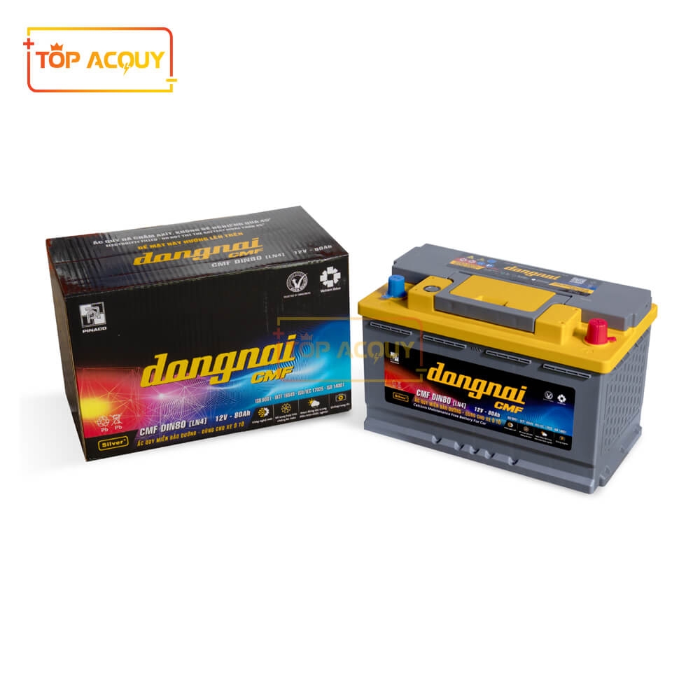 ẮC QUY ĐỒNG NAI 12V - 80AH CMF DIN80 (L)
