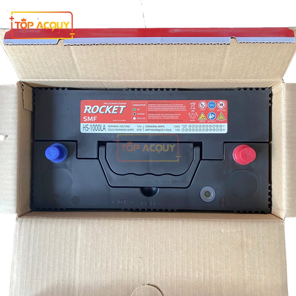 ẮC QUY ROCKET 12V - 105AH SMF HS-1000LA