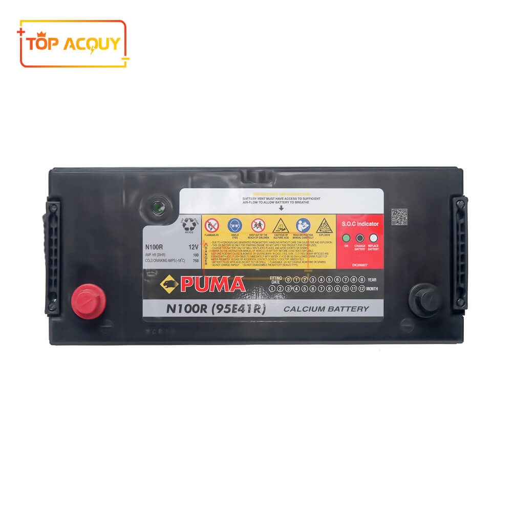 BÌNH ẮC QUY PUMA 12V - 100AH N100R (95E41R)