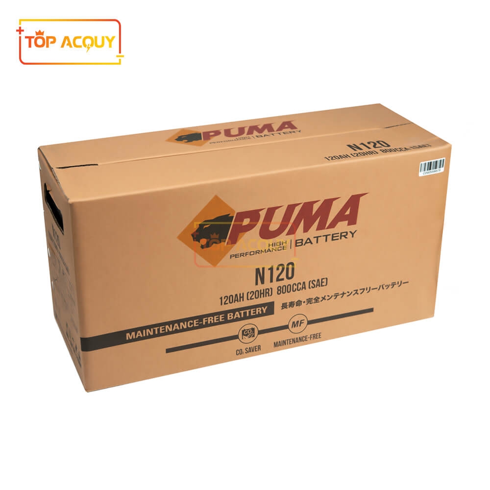 BÌNH ẮC QUY PUMA 12V - 120AH N120