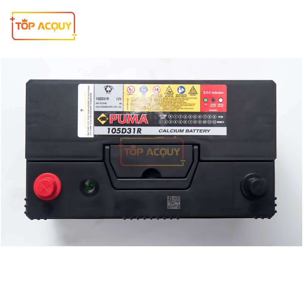 BÌNH ẮC QUY PUMA 12V - 85AH 105D31R