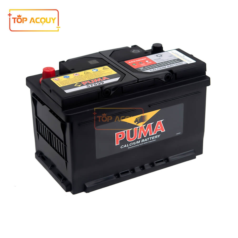 BÌNH ẮC QUY PUMA 12V - 75AH 57539 (DIN75)