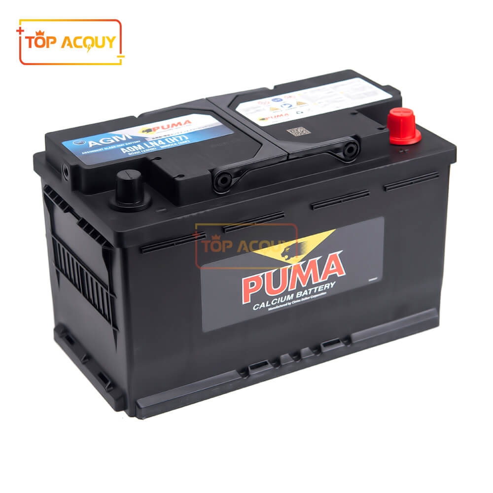 BÌNH ẮC QUY PUMA 12V - 80AH AGM LN4 (H7) (ECO/START-STOP PLUS)
