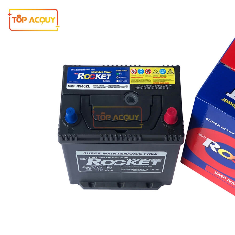 ẮC QUY ROCKET 12V - 35AH SMF NS40ZL