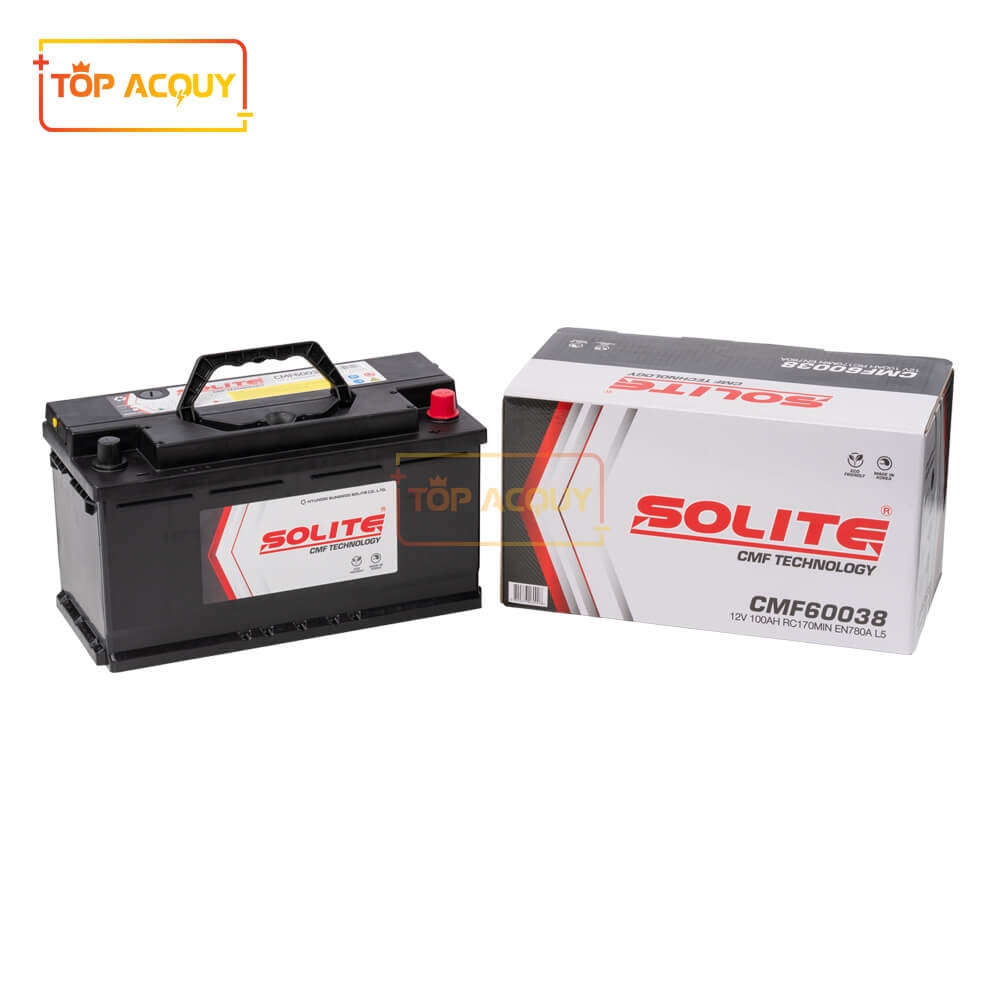 ẮC QUY SOLITE 12V - 100AH CMF60038 DIN100L(L)