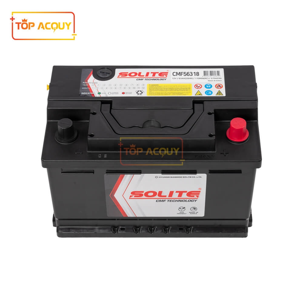 ẮC QUY SOLITE 12V - 63AH CMF56318 (DIN63)
