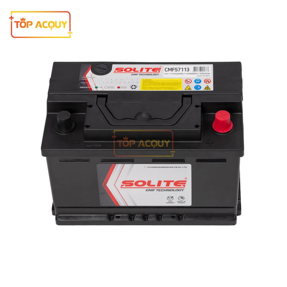 ẮC QUY SOLITE 12V - 71AH CMF57113 (DIN71)