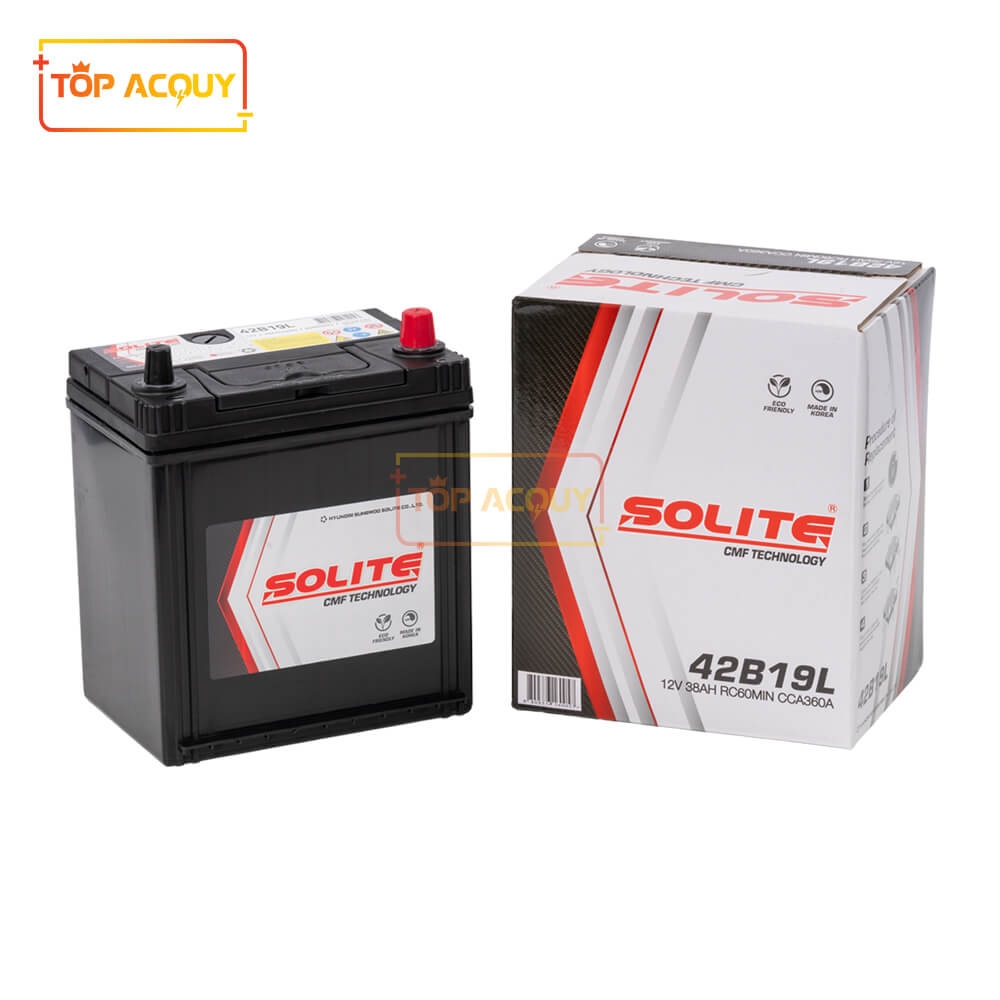 ẮC QUY SOLITE 12V - 38AH CMF42B19L