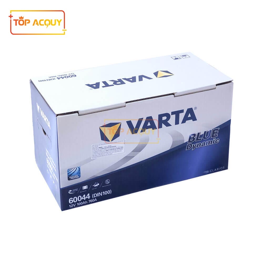 Ắc quy Varta 60044 DIN100(L) 12V - 100AH chính hãng, giá tốt