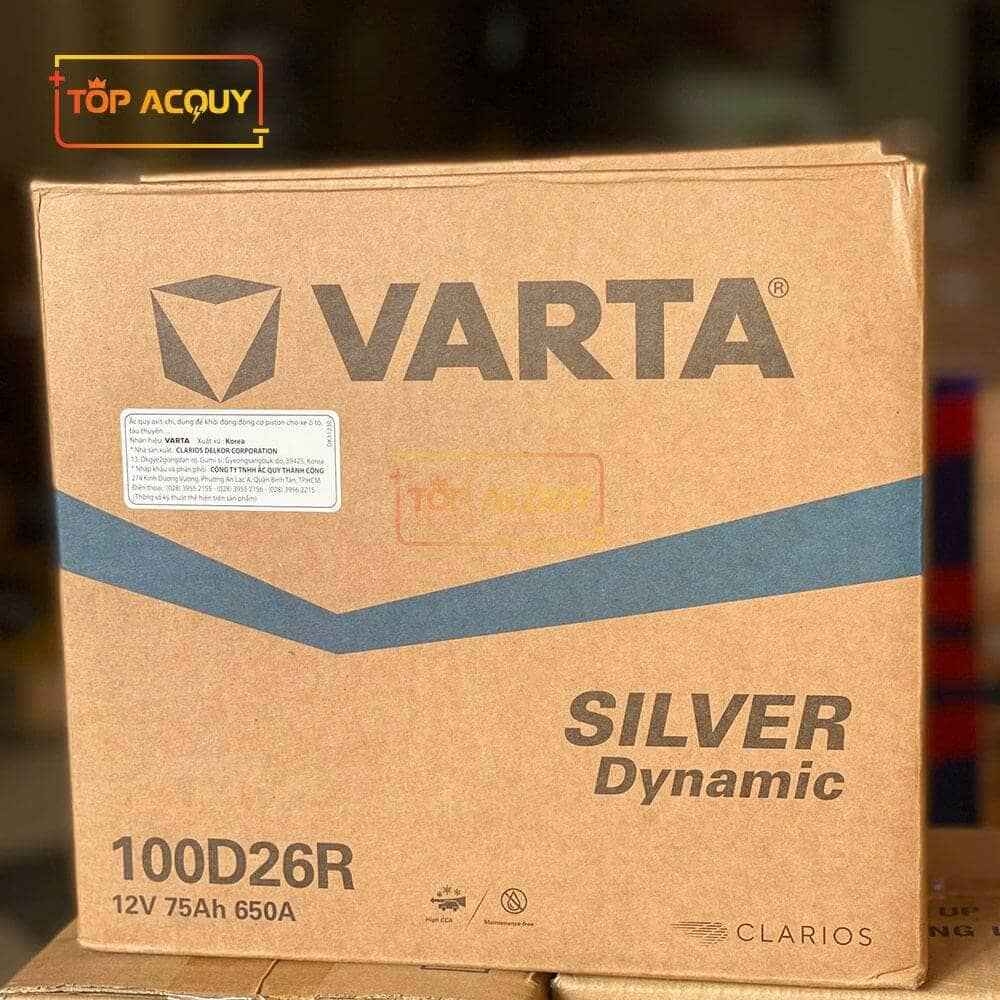 ẮC QUY VARTA 12V - 75AH 100D26R (SILVER DYNAMIC)
