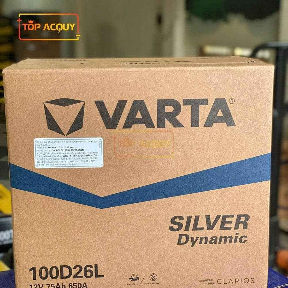 ẮC QUY VARTA 12V - 75AH 100D26L (SILVER DYNAMIC)