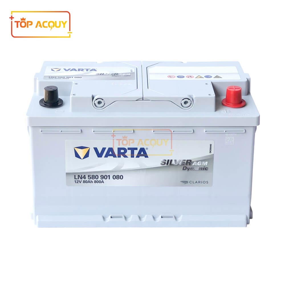 ẮC QUY VARTA 12V - 80AH AGM LN4 580901080 (ECO/START-STOP PLUS)