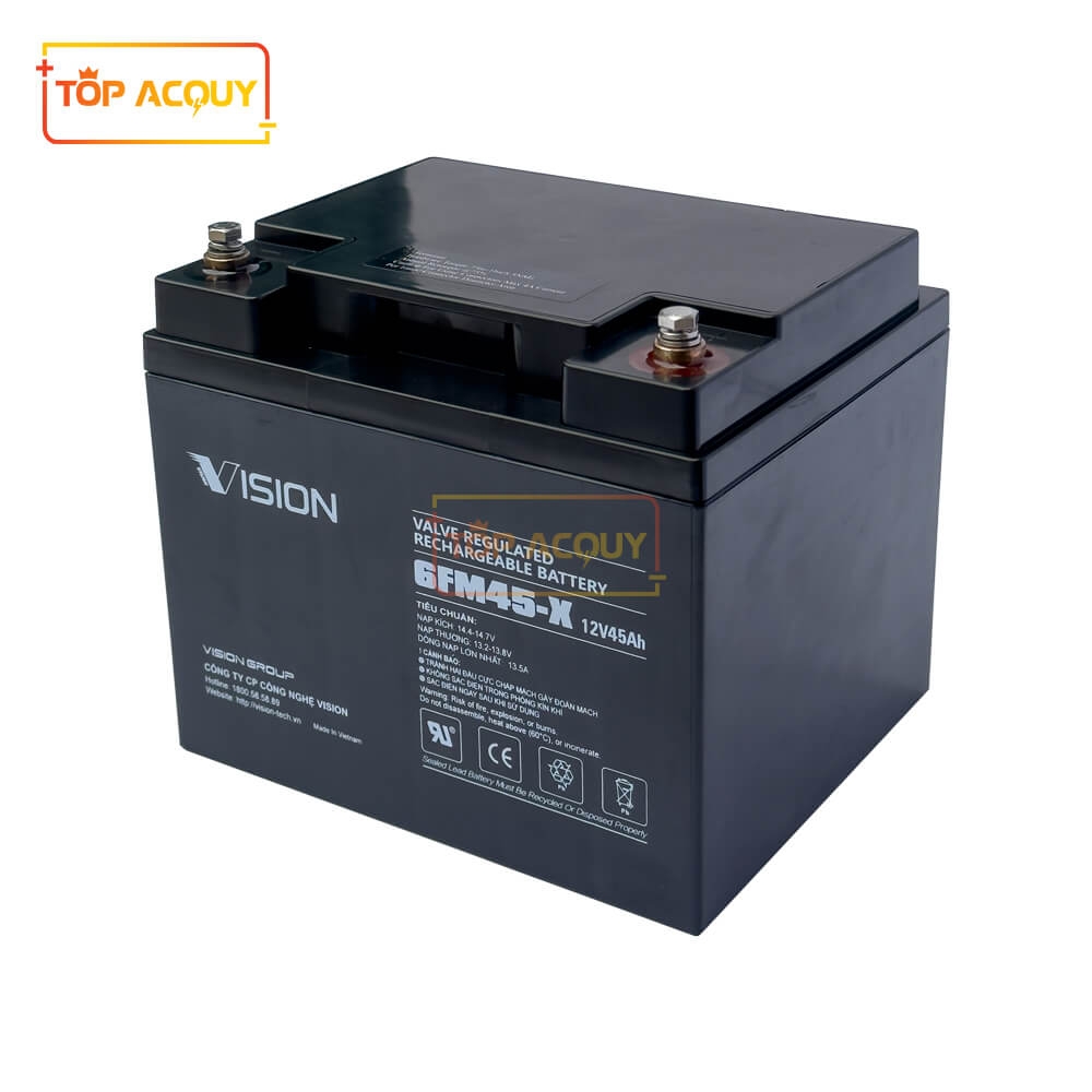 ẮC QUY VISION 12V - 45AH 6FM45-X