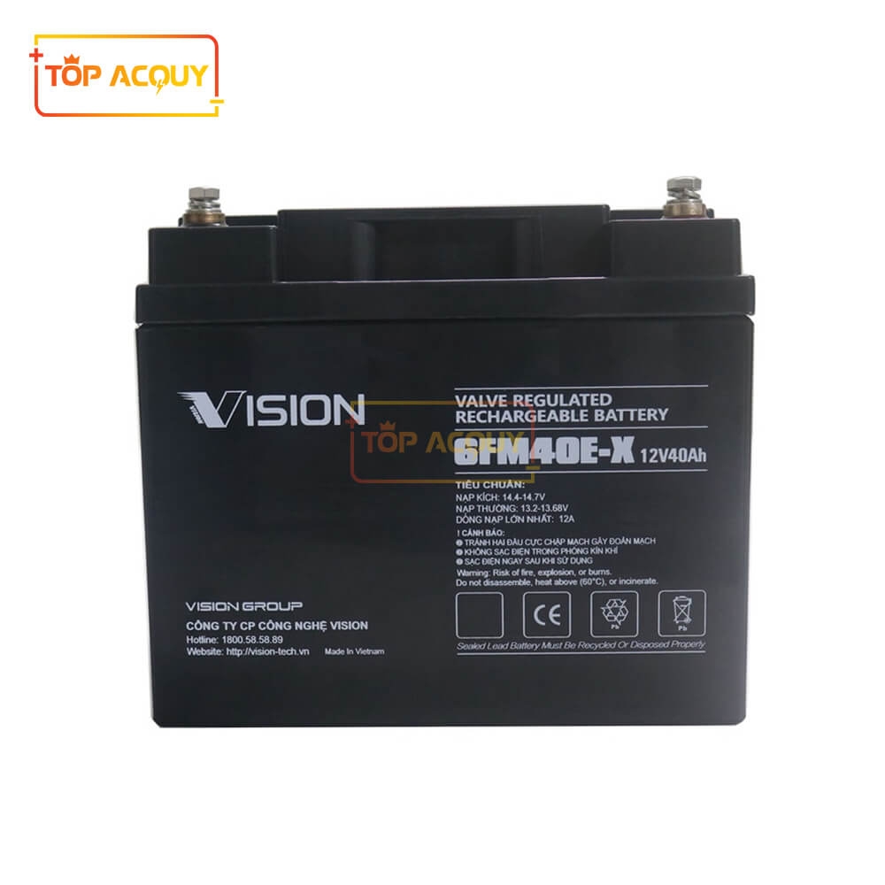 ẮC QUY VISION 12V - 40AH 6FM40E-X